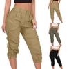 Women's Casual Fashion Cropped Trousers Workwear Pants