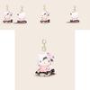 Hello Kitty Plush Pendant With Flower And Lace Dress Decoration For Kids And Teen Key Accessories