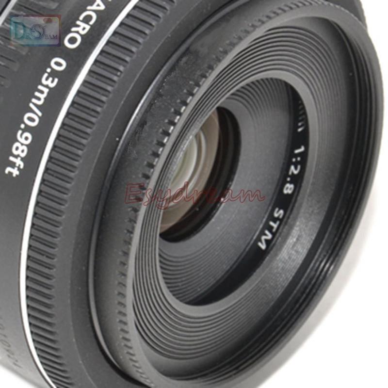 Металлический бленда-тень заменить ES-52 для объективов Canon EF-S 24mm F2.8 STM / EF 40mm f/2.8 STM ES52
