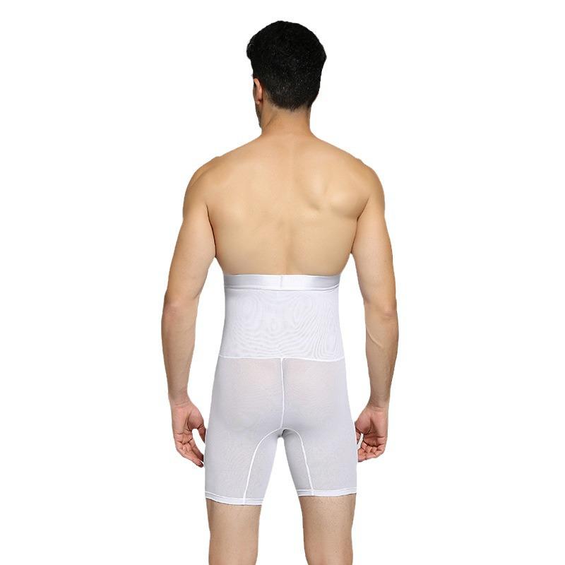 Мужские антискручивающиеся брюки-пояс для формирования фигуры с высокой талией - Утягивающие, Контроль живота, Подтягивающее белье для бедер (NY133)