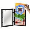 6 inch (10.16x15.2cm ) Kids Art Frame Flip Magnetic Picture Holder Clear Display for Art Storage