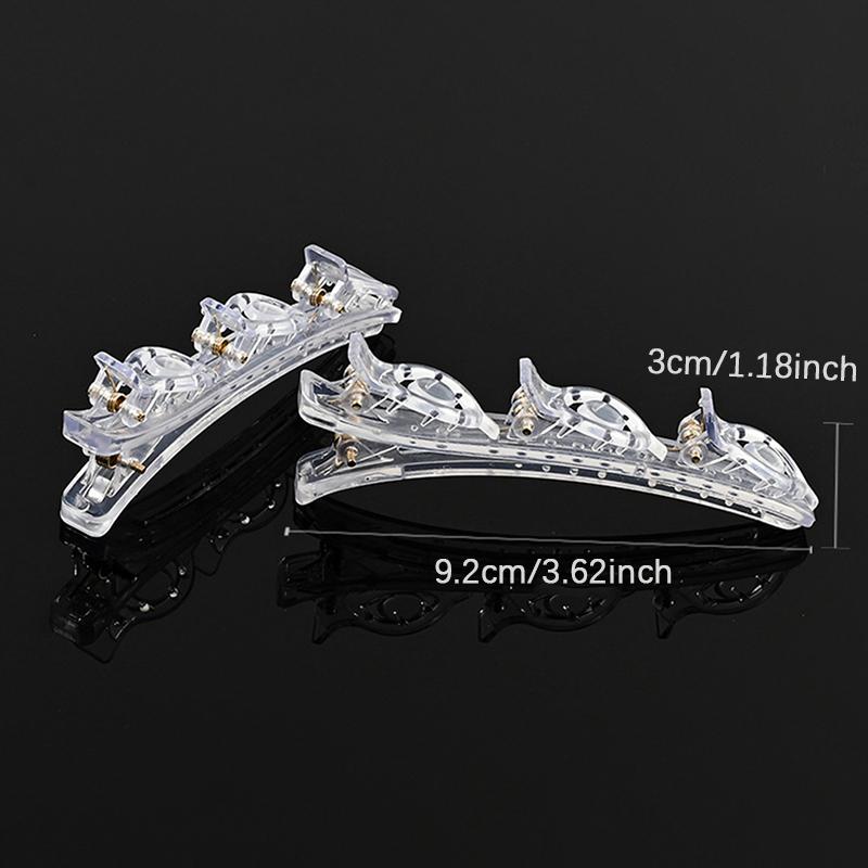 Акриловые прозрачные коготь прозрачные пластиковые заколки для волос пустая шпилька основа для DIY