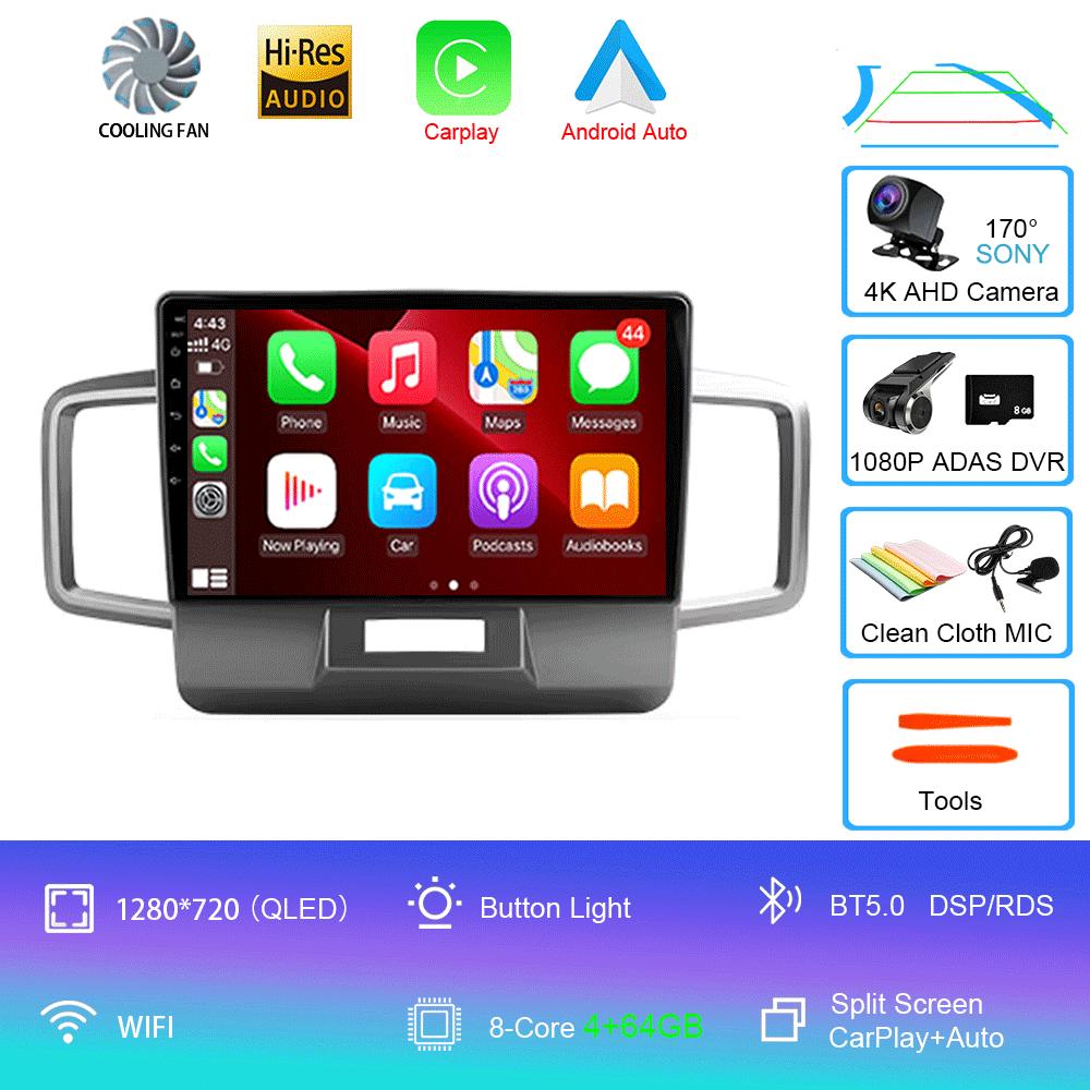 Автомобильное радио Android 13 CarPlay для Honda Freed 1 Spike 2008-2016 Мультимедийный видеоплеер 2din Навигация Стерео Головное Устройство Auto DSP