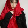 POSHA Frill Jersey Scarf RD