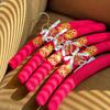 Hanger 41cm Adult Style European Linen Sponge Red Gold Thread Geometric Pattern Embroidery Simple Modern Home Wardrobe Storage