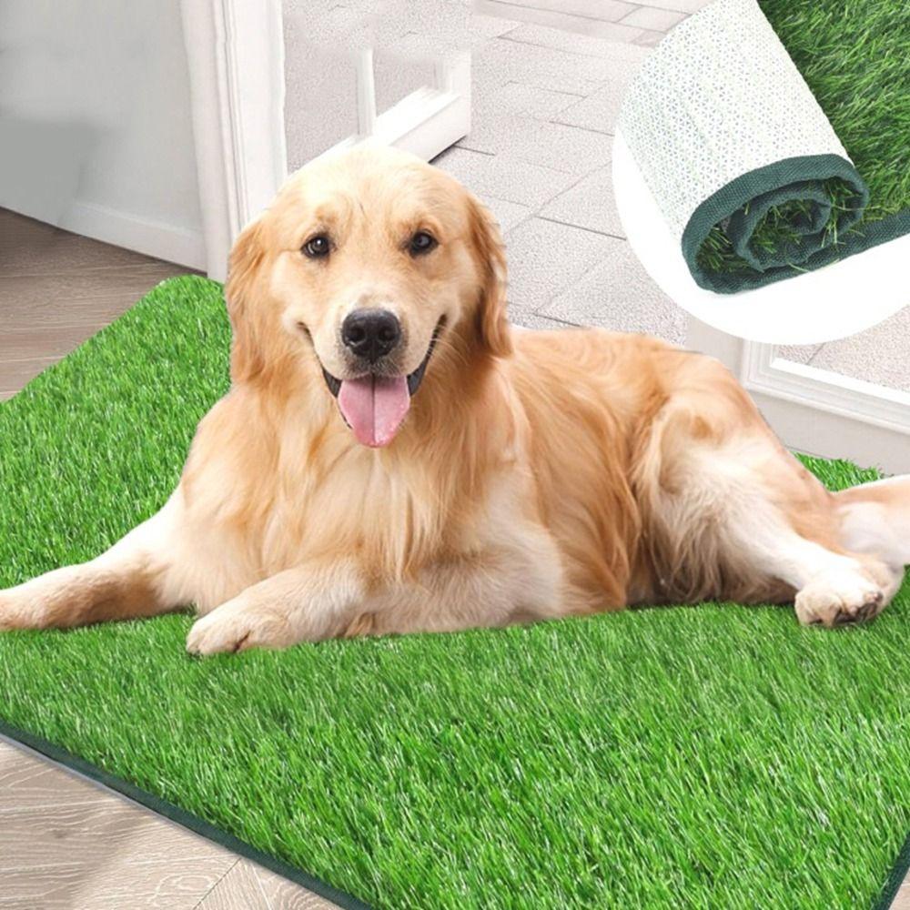 Удобные подушечки для собак с имитацией газона, моющиеся, травяная подстилка для питомцев, коврик для туалета для собак для дрессировки питомцев