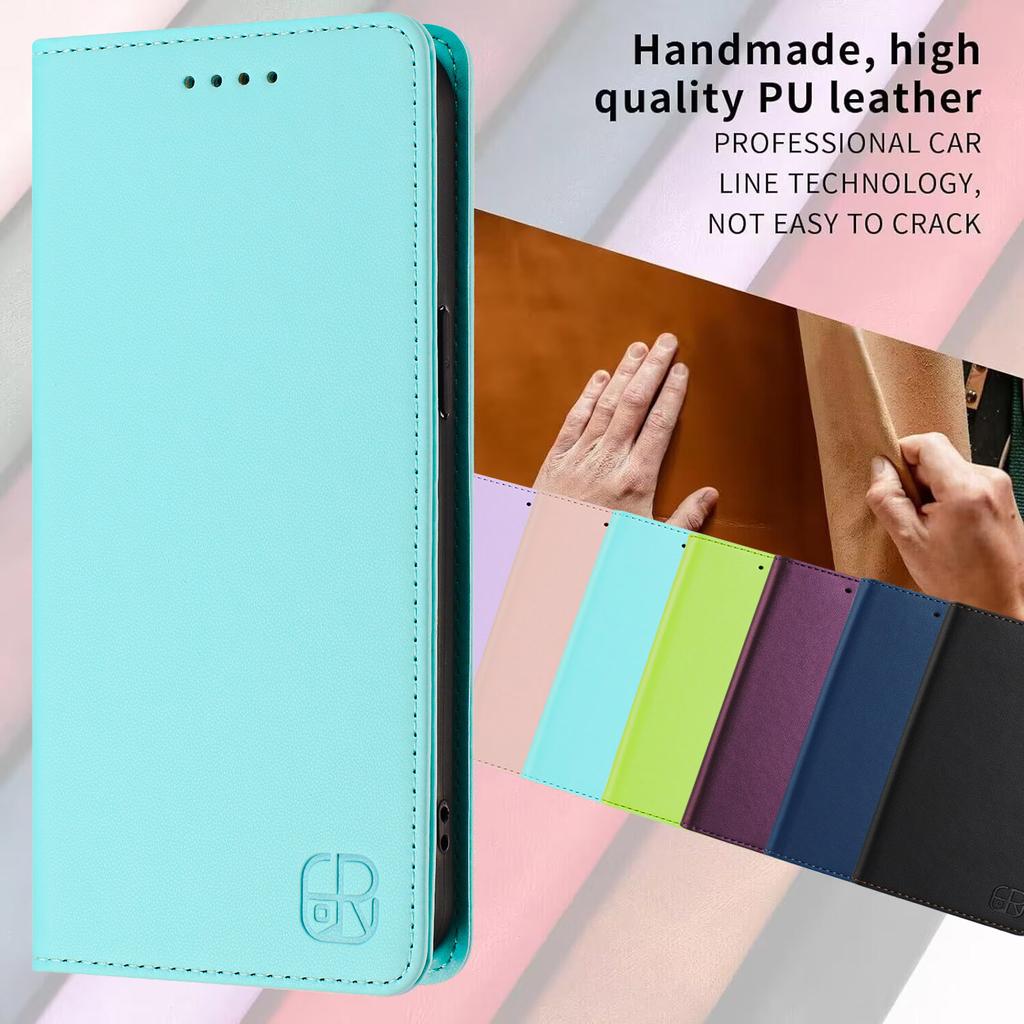 For OnePlus 9R,OnePlus 8T,Nord CE 5G,Ace,Nord N30,N200 5G...Premium PU Leather Wallet-Style Case,Shockproof & RFID-Blocking