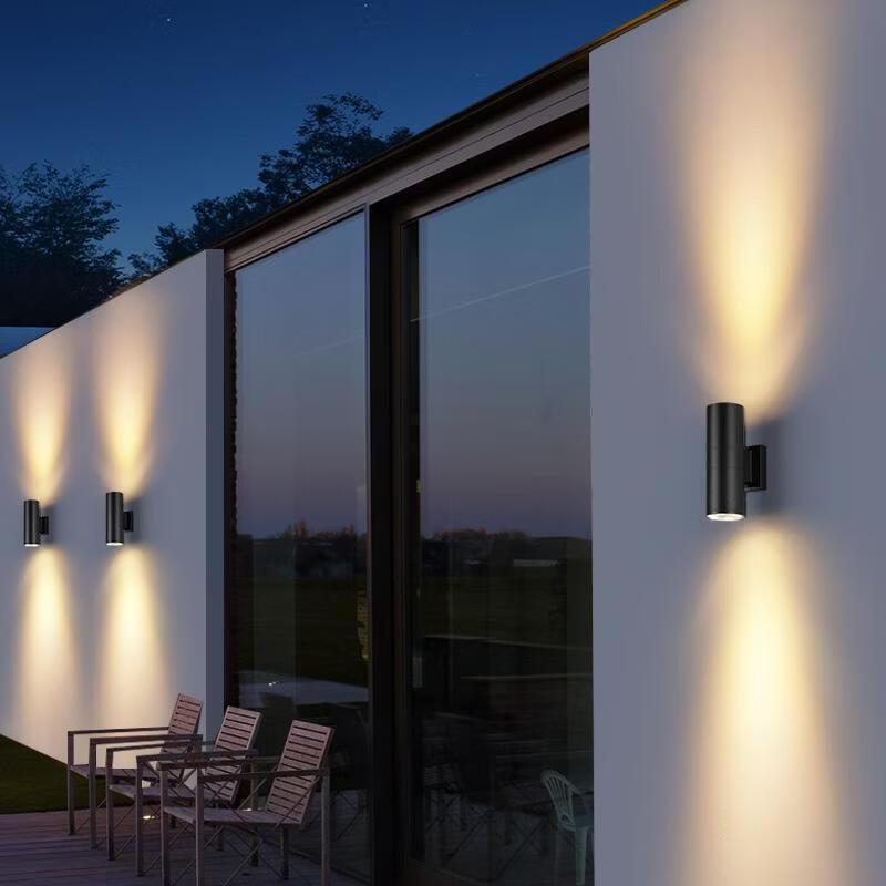 Outdoor Waterproof Dual-Head LED Wall Sconce