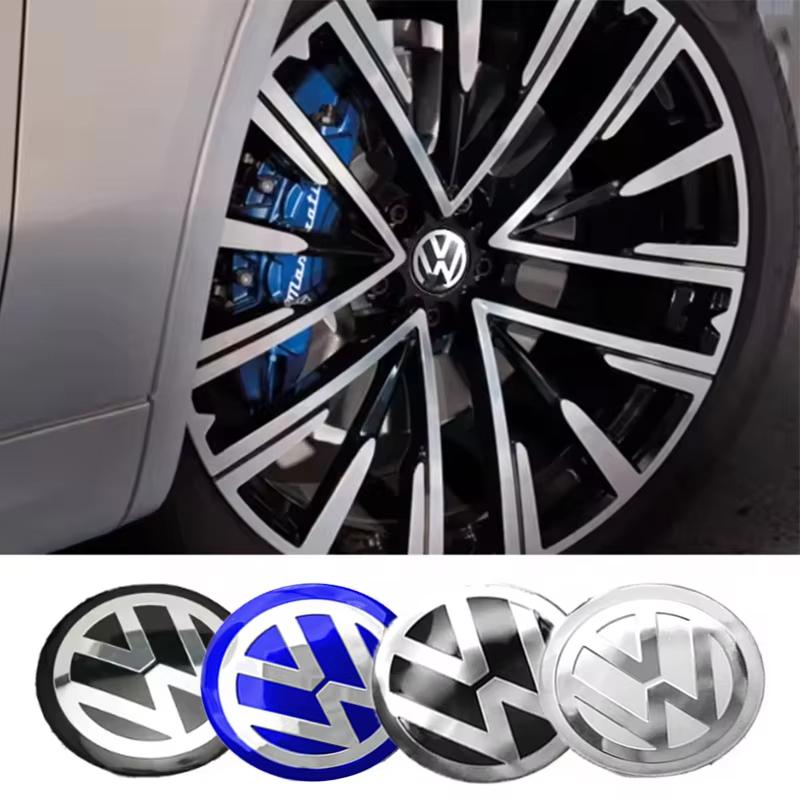 VEMZG1 Для VW VOLKSWAGEN Новые 4 шт. 56 мм 60 мм 65 мм Наклейка на центральную часть колеса автомобиля Наклейка на ступицу Для Volkswagen VW Golf6 Polo Passat Tiguan Bettle B
