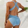 Европейский и американский купальник для беременных с подвязками, однотонный сексуальный цельный пляжный купальник-бикини