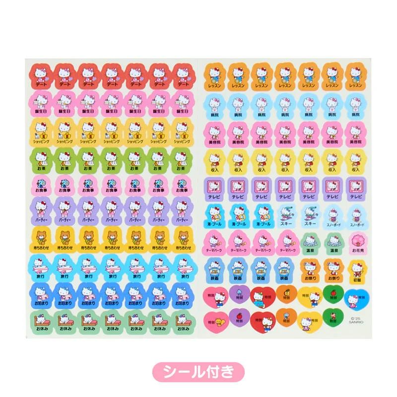 Sanrio Hello Kitty Ежедневник A5 2026 Япония НОВЫЙ Персонажи Sanrio