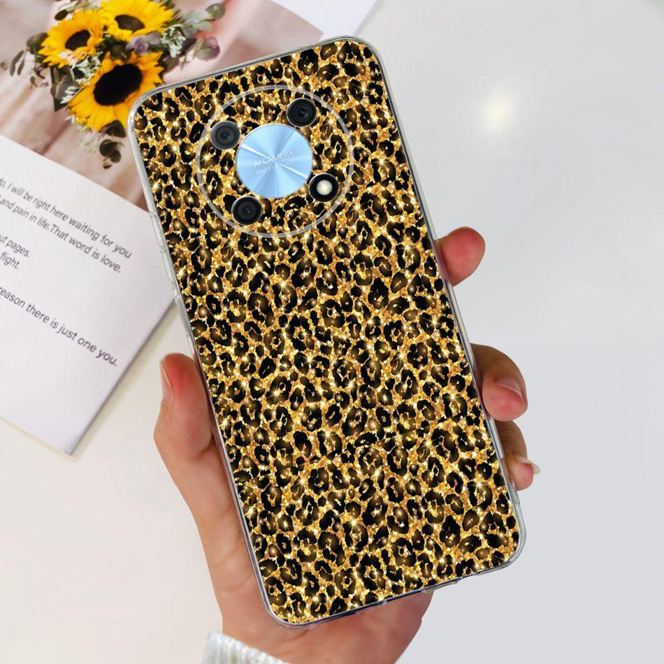 Чехол для телефона Huawei Nova Y90 NovaY90 Y 90 4G CTR-LX2 CTR-LX1 Элегантная печать Мягкий силикон Прозрачный ТПУ Тонкая задняя крышка телефона
