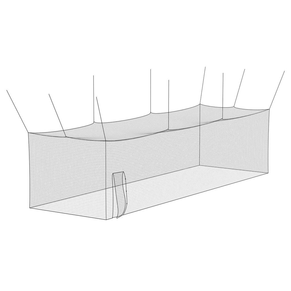 Baseball Batting Cage, 12700 x 3900 x 3080mm Freestanding Portable Batting Cage, Hitting Cages with 30-Ply Knotted HDPE & Carabiner Hooks, Battings