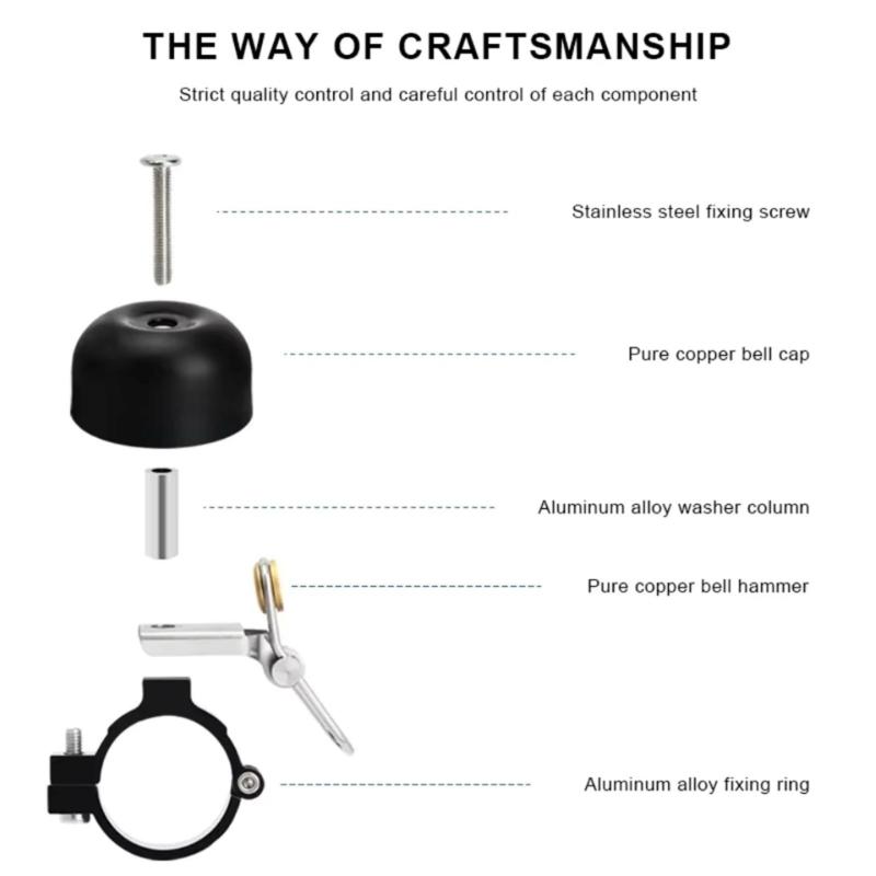 Cycling Horn Bike Handlebars Bells Replacement Mountain Bicycles Bells Road Bike Bells Handlebar Horn Easy to Install