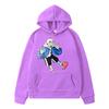 Kawaii Anime Hoodie Undertale Game Napstablook Ghost Sweatshirt Halloween Hoodies Boys Pullovers Y2k Sudadera Kids Clothes Girls