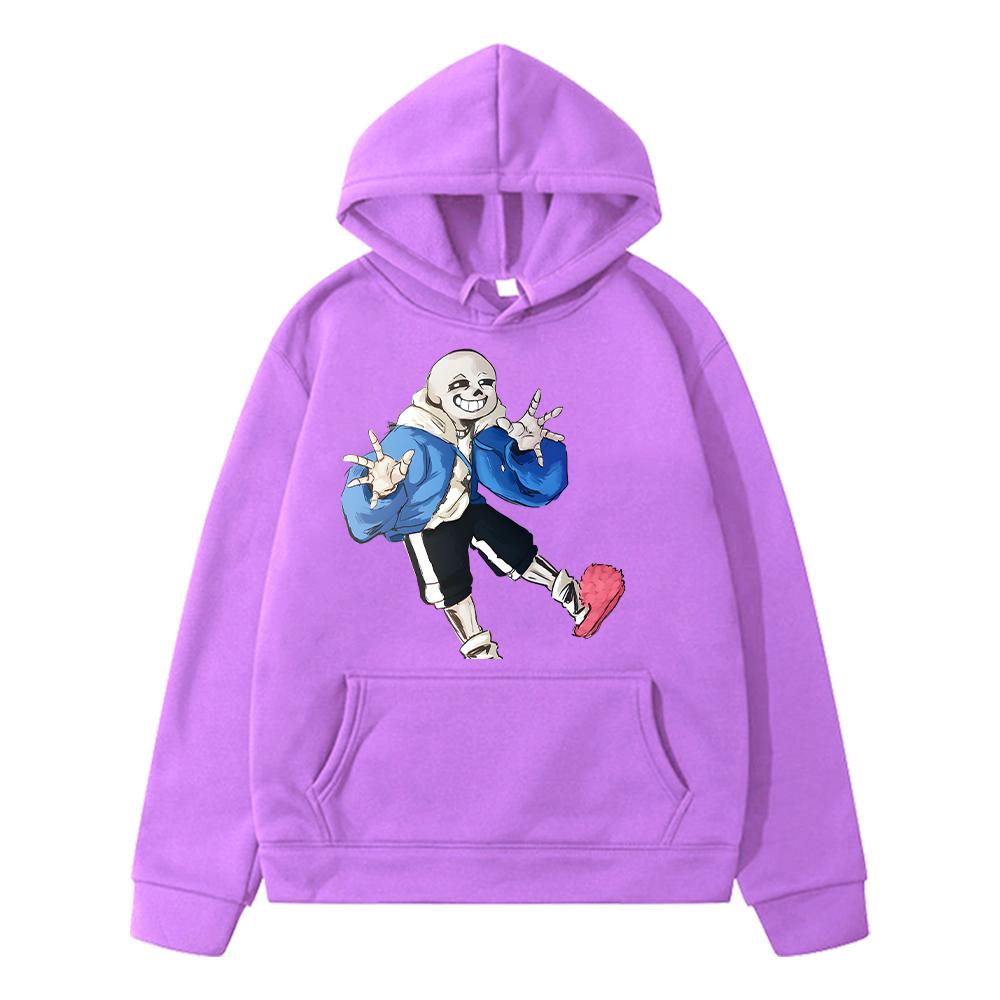 Kawaii Anime Hoodie Undertale Game Napstablook Ghost Sweatshirt Halloween Hoodies Boys Pullovers Y2k Sudadera Kids Clothes Girls