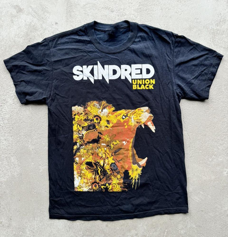 Skindred Union Black Панк-группа Тур Футболка Полный размер от S до 5XL QT1073 Унисекс Футболка