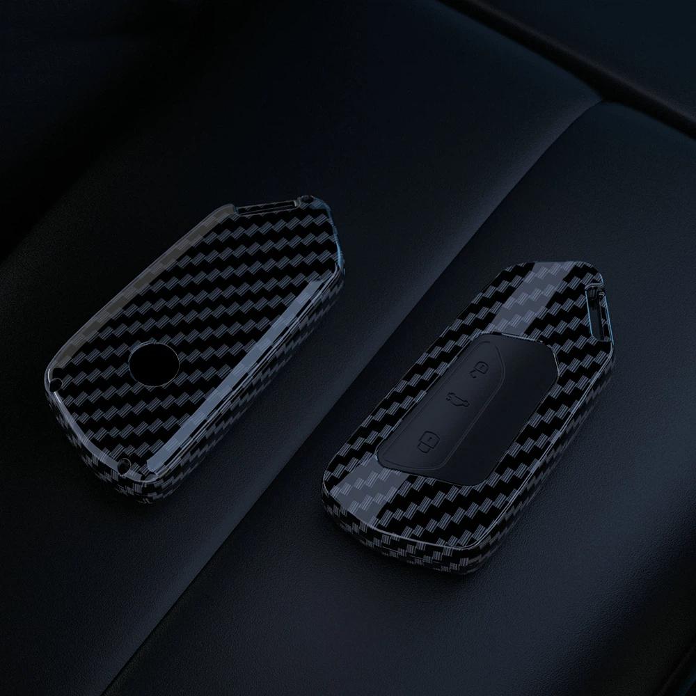 Чехол для ключа автомобиля для VW Volkswagen Golf 8 MK8 ID.3 ID.4 Cupra Skoda Octavia A8 SEAT Leon MK4 2020 2021 Formentor Tarraco