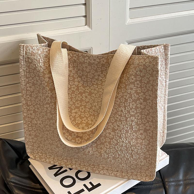 Большая вместительная холщовая сумка, женская модная сумка-тоут, женская универсальная сумка через плечо в иностранном стиле