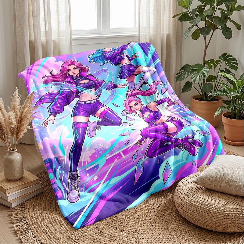 Puppy and Bone Pattern Theme blanket Lightweight Warm Flannel Blanket Decorative Throw Blanket for Home Decoration