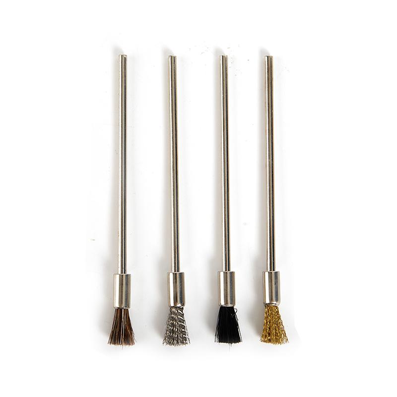 Ручка-проволочная щетка 100 мм длинный хвостовик щетки для очистки вращающийся инструмент удаление ржавчины и краски