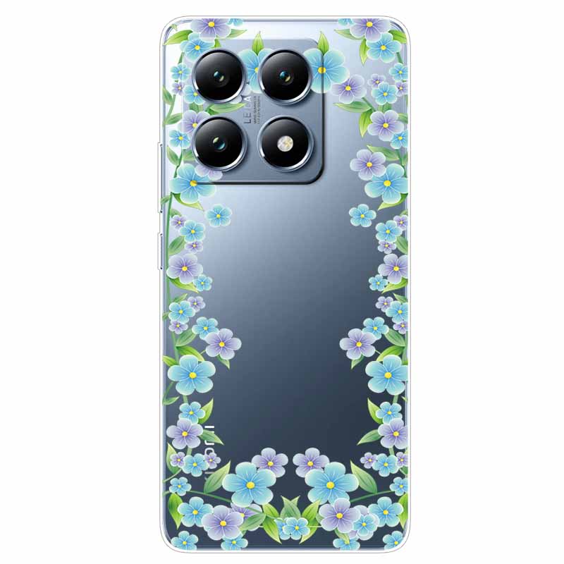 Чехол для Xiaomi 14T Pro 6.67'' Прозрачный ТПУ Силиконовый Funda Capa для Xiaomi 14T Мягкие Чехлы Mi 14t 14 t 2024 Прозрачный Coques сумка
