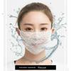 Texture Fine Mesh Mask Lace Wearing Cool Feeling Mask Comfortable Sunscreen Mask