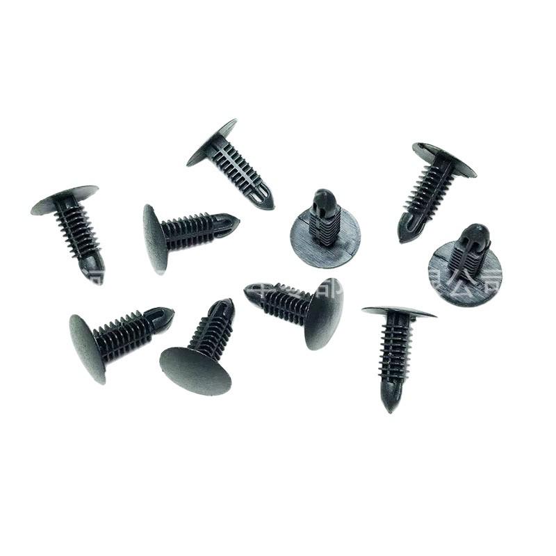 Universal Car Trunk Liner Clip: Square Rod Plastic Buckle for Ceiling and Sound Insulation.