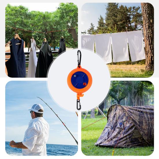 10 м портативная выдвижная бельевая веревка с пряжками-зажимами прочная выдвижная бельевая веревка для ванной комнаты прачечной для помещений на открытом воздухе кемпинга дорожная одежда
