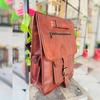 New Goat Leather Bag Backpack Laptop Rucksack Men Genuine Travel Women