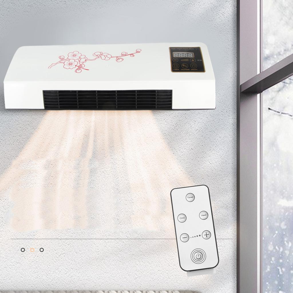 Air Cooler Small Air Conditioner Heating and Cooling Portable Wall Mounted Air Conditioning Hot Cool Fan for Bathroom Bedroom