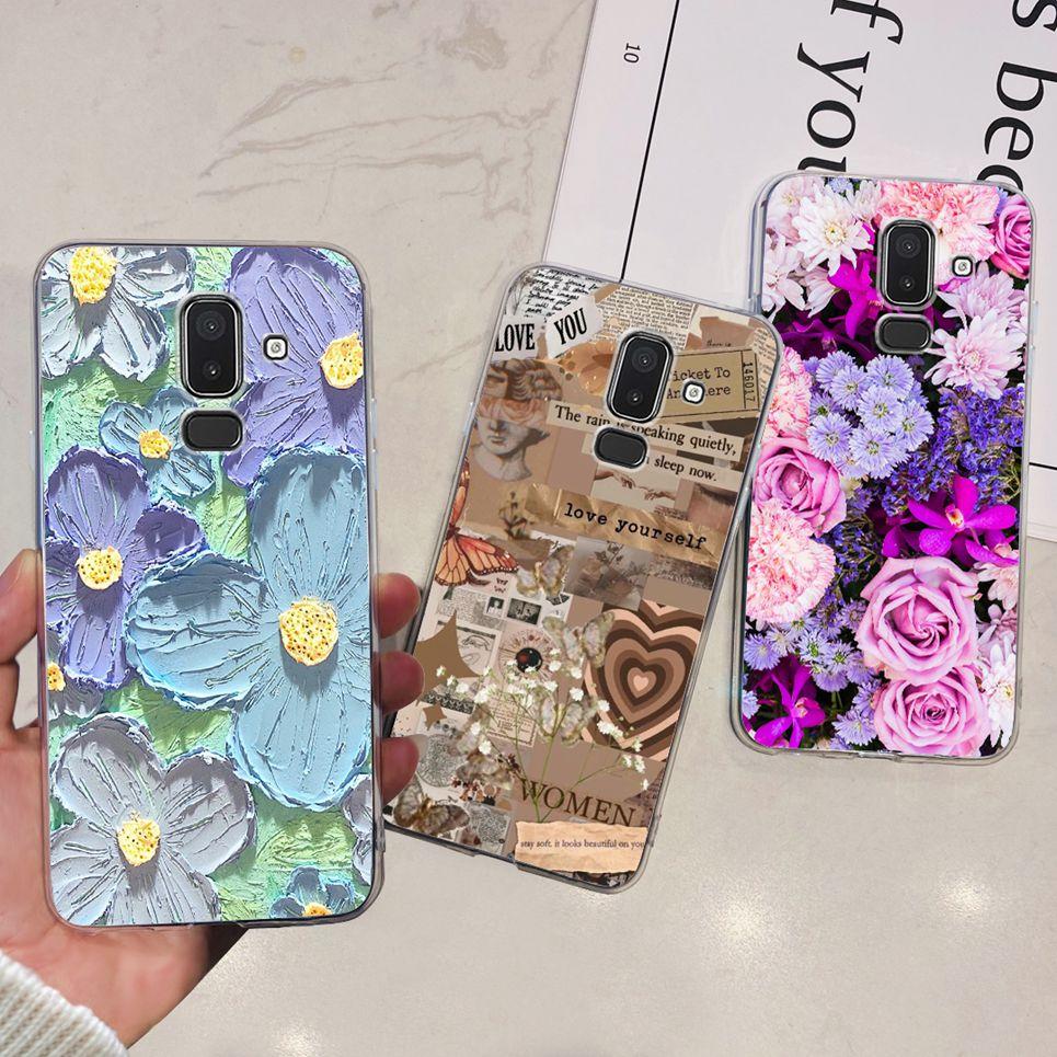 Чехол для Samsung Galaxy J8 2018 Чехол силиконовая задняя крышка для Samsung J8 2018 j810 Funda для Samsung J8 2018 Чехол для телефона Прозрачный Etui