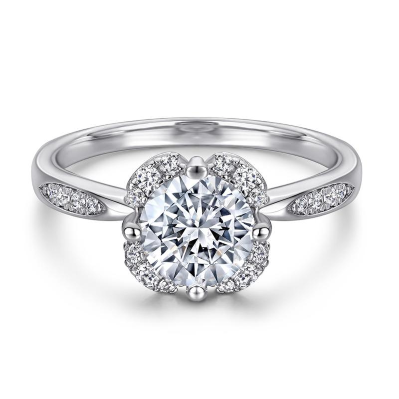 BagueRingen, роскошные кольца из стерлингового серебра 925 пробы с настоящим муассанитом, 1 карат, розовый, синий, зеленый цвет, муассанит, камень, ювелирные изделия для свадебной вечеринки