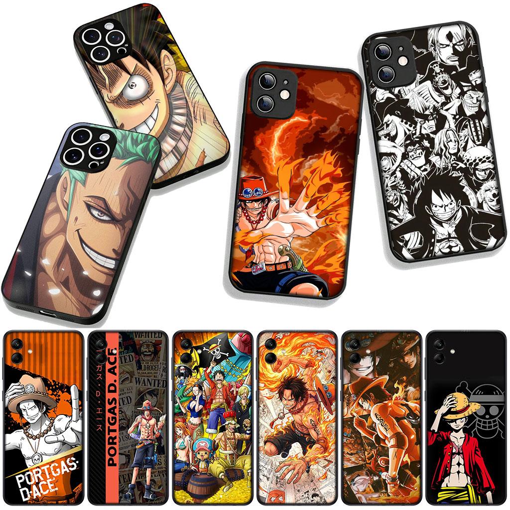 Чехол для телефона Luffy Zoro One Ace Pieces для Samsung Galaxy A36 A17 A26 A07 A35 A54 A53 A13 A33 A34 S8 S9 S20 S21 FE S10 Plus