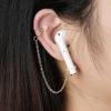 2pcs/pair Ear Decor Earphone Anti-Lost Chains Ear Clip Earphones Chain Clip Bluetooth Headset