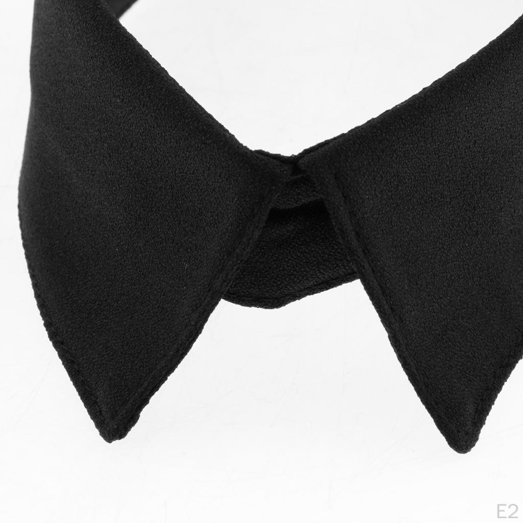 Detachable False Faux S Lapel Blouse Dickey