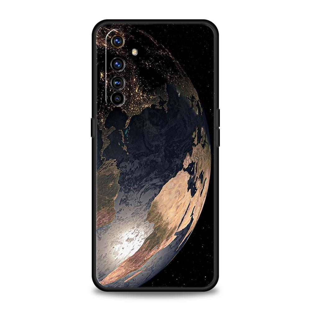Чехол для телефона "Звезды Земли Космос" Для Realme 12 11 10 9 8 5G 7 6 GT5 GT3 GT2 Pro Plus C21 C25 C35 Для Realme GT Neo 2 3 3T 5 Чехол