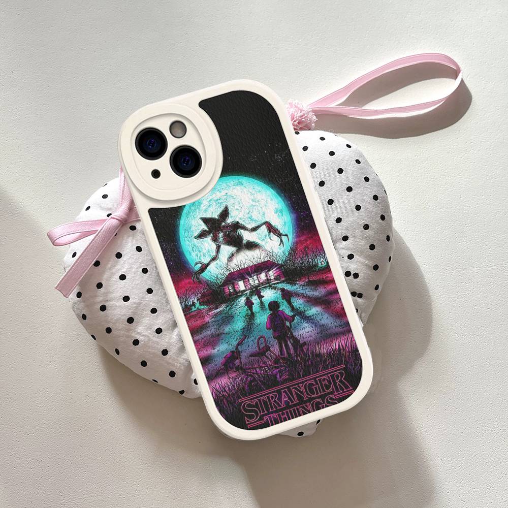 Горячий S-Stranger T-Things Кожаный Чехол Для Телефона Для IPhone 15 14 13 Pro Max 12 11 16 Plus Чехол Для Телефона