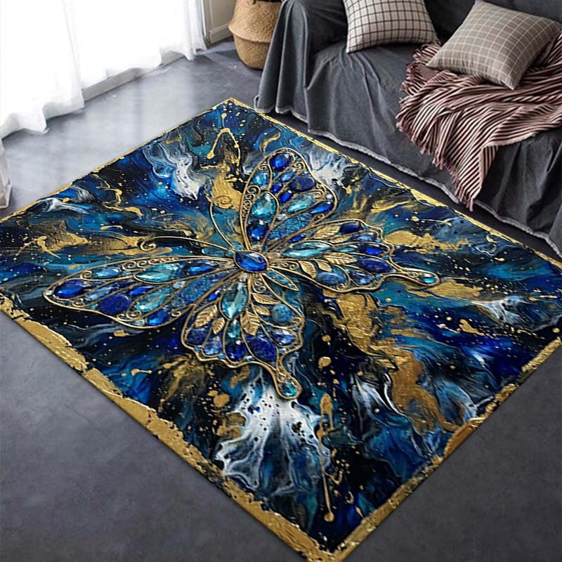 2025 New Butterfly Carpet Rug for Living Room Bedroom Home Sofa Decoration,Kids play Non-slip Floor Mat110