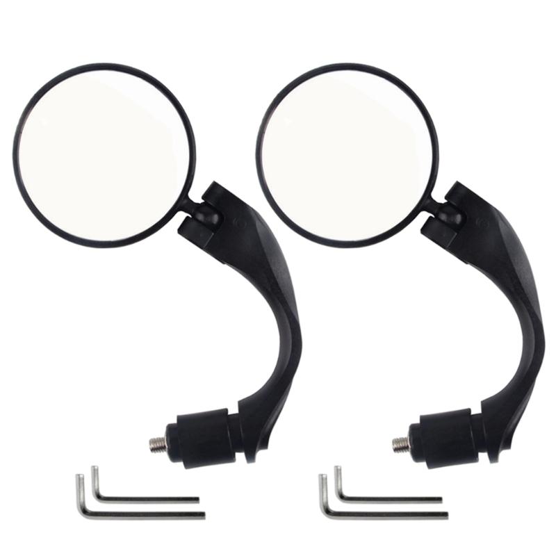 360-Degree Rotatiing Universal Bike Rearview Mirror Adjustable Mountain Vehicle Foldable Convex Mirror Riding Equipment