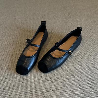 Высота версии с точками увеличена на 3 см, французский шов нежный, вечерние туфли, осенний новый темперамент с юбками, одинарные Мэри Джейн