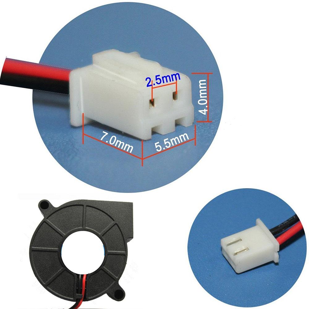 1 шт. Вентилятор охлаждения DC 12 В 24 В 5015 Hotend Экструдер для деталей 3D-принтера RepRap 50 мм Вентилятор радиального охлаждения
