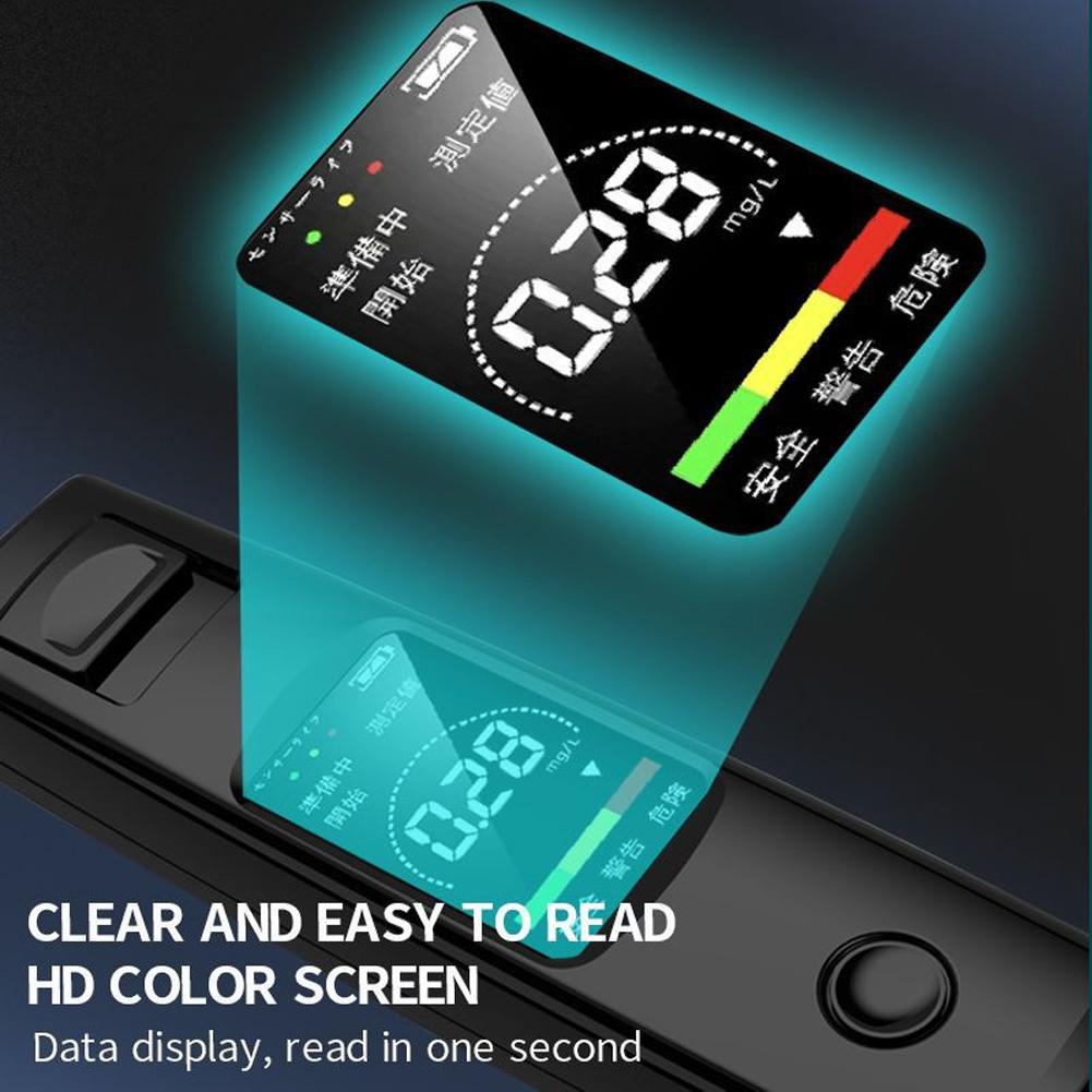 Портативный автомобильный алкотестер детектор удара тестер алкоголя в дорожном движении высокоточный измерительный прибор