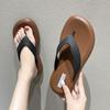 Flip Flops Women Summer Outwear Comfortable Clip Toe Casual Flat Bottom Beach Sandals Slippers