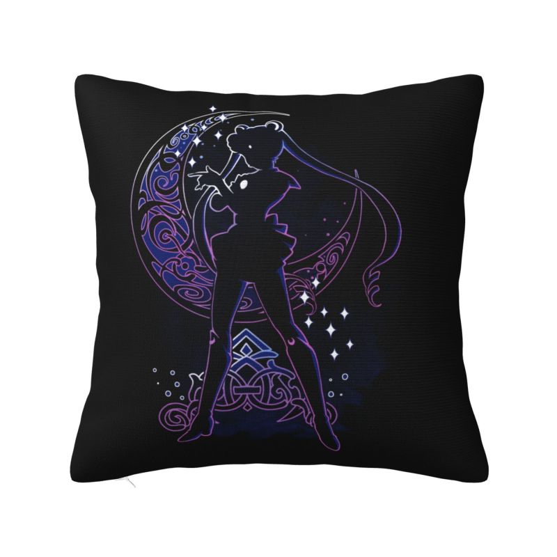 Japanese Shojo Sailor Manga Pillow Covers Decor Home Kawaii Anime Moon Girl Outdoor Cushions Square Pillowcase