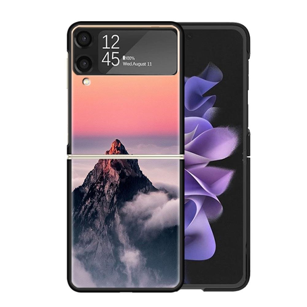Чехлы Лес Горная Вершина Для Samsung Galaxy Z Flip 4 5 6 7 3 Z Flip7 Flip6 Flip4 Flip5 Flip3 5G Жесткий Ударопрочный Чехол Fundas G