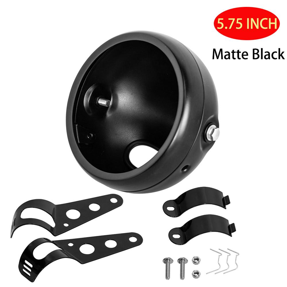 5,75-дюймовая фара, фара, боковое крепление, корпус, ковш, крышка, кронштейн, 5 3/4" оболочка, держатель фары, подходит для Harley, для Honda