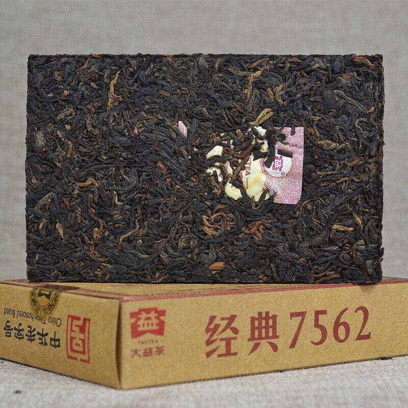 TAETEA Menghai Dayi 7562 Чай Пуэр Кирпичный 2016 г. 250г Спелый Пуэр Пуэр 1601 партия