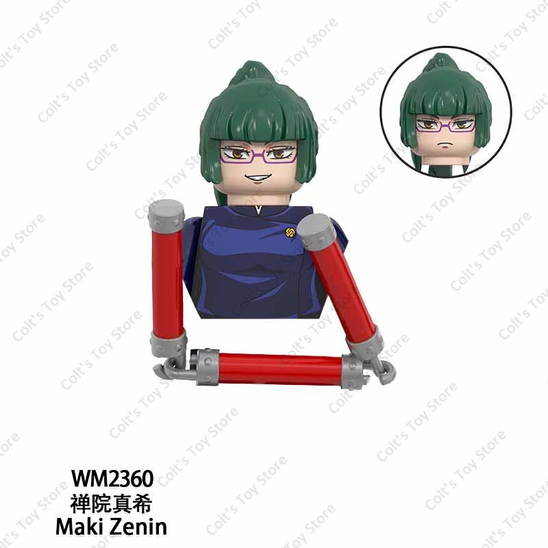 Новые игрушки Jujutsu Kaisen: миниатюрные фигурки Сатору Годжо Итадори Юдзи, строительные блоки, классические японские аниме-куклы, модели, подарки для детей.