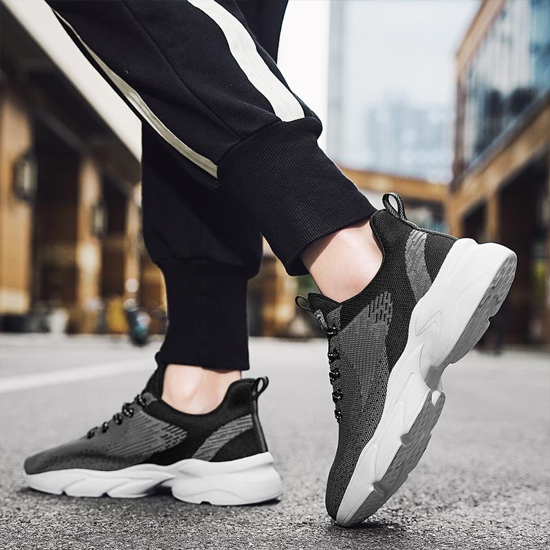 Кроссовки на шнуровке, мужские кроссовки, высококачественная дышащая уличная повседневная обувь с обесцвечиванием